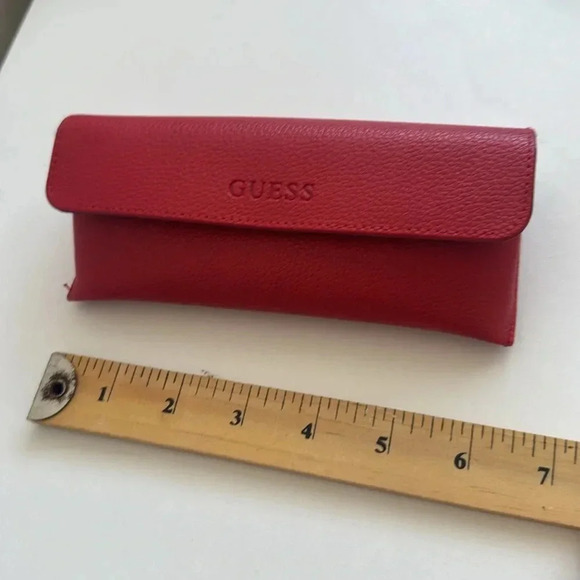 Guess Red Glasses Case – Hard Shell Eyewear Holder - Picture 5 of 5